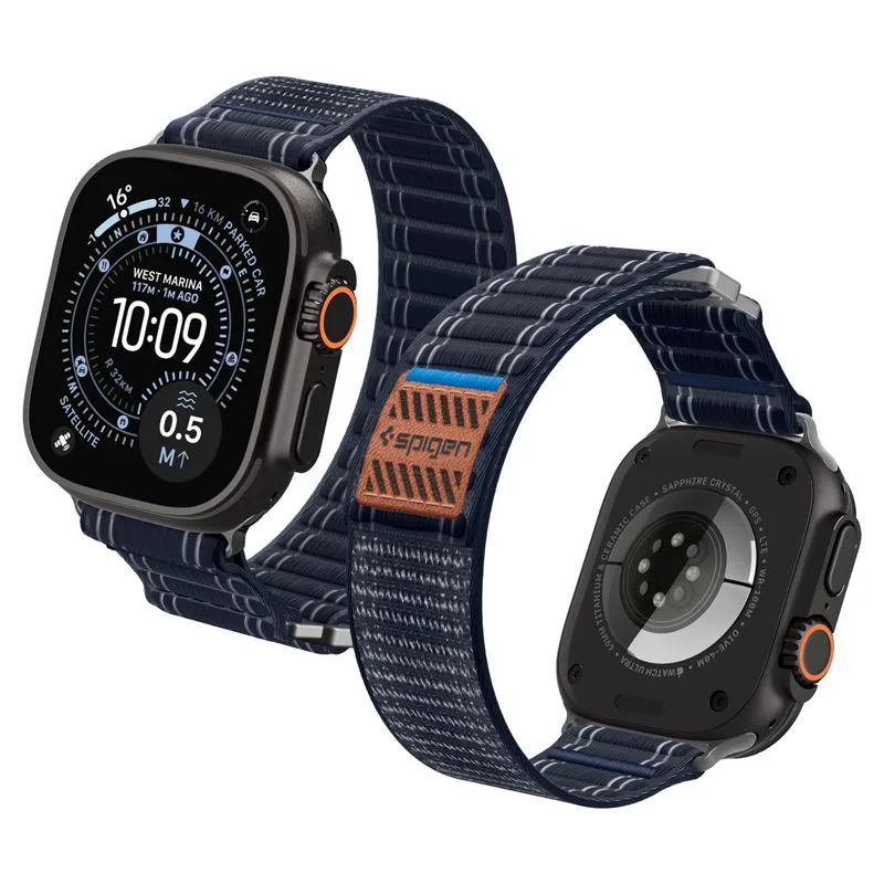 Λουράκι Spigen Fabric Navy Blue Apple Watch 44/45/46/49mm (WBF0)