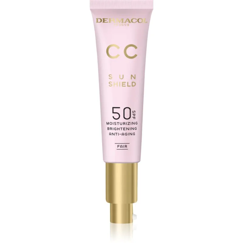 Dermacol CC Sun Shield CC κρέμα με αναζωογονητική επίδραση SPF 50 απόχρωση Fair 30 ml