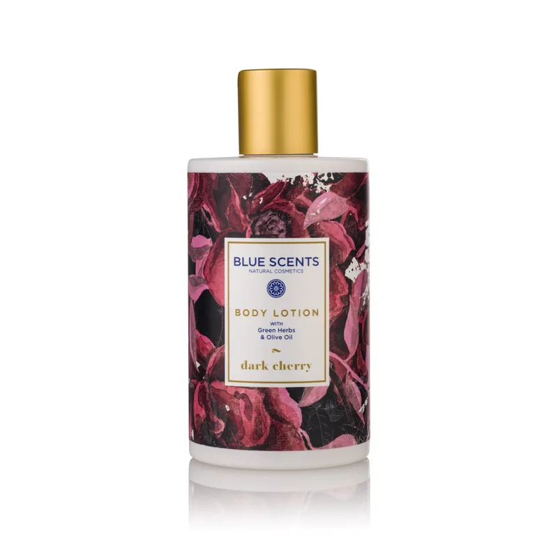 Blue Scents-Γαλάκτωμα Σώματος με Άρωμα Μαύρο Κεράσι(Body Lotion Dark Cherry) 300ml