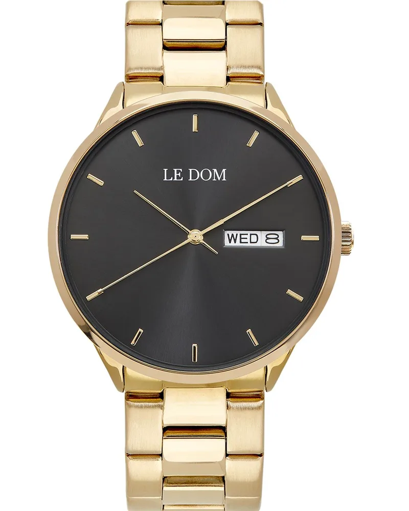 LE DOM Maxim - LD.1435-3, Χρυσό case with Stainless Steel Bracelet