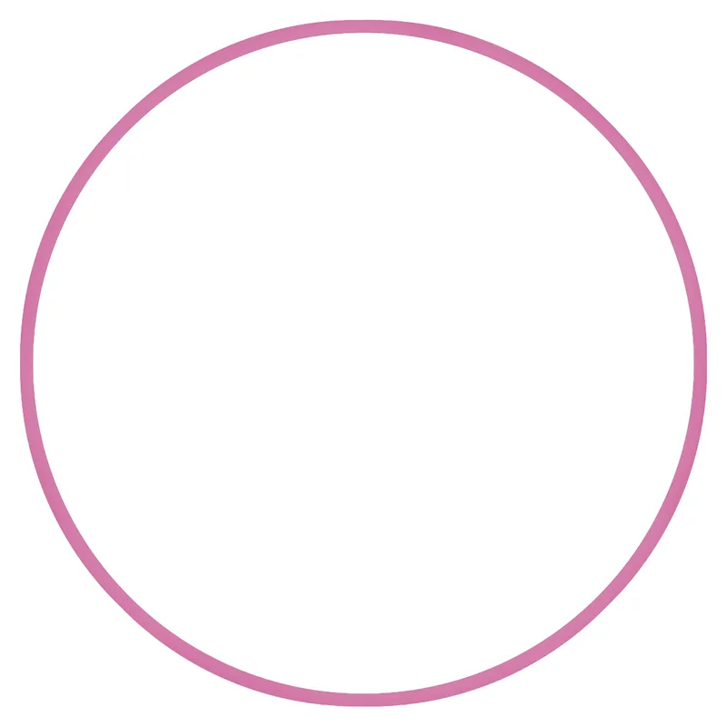 Χούλα-Χουπ 60cm Φ18mm 155g Ροζ