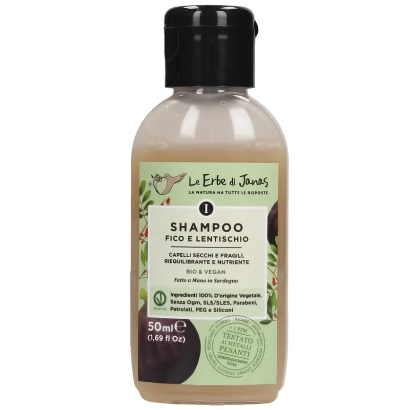 Le erbe di janas Dry Hair Shampoo Fig & Mastic, 50 ml