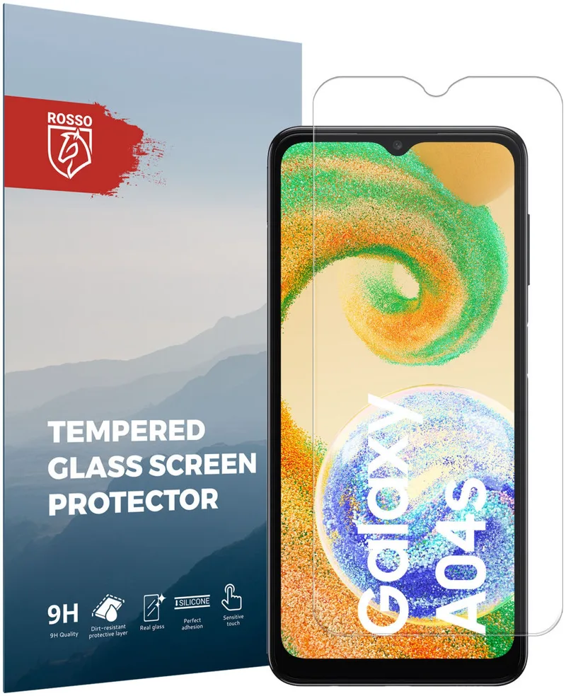 Κόκκινο Tempered Glass - Αντιχαρακτικό Προστατευτικό Γυαλί Οθόνης Samsung Galaxy A04s - Clear (8719246376610)