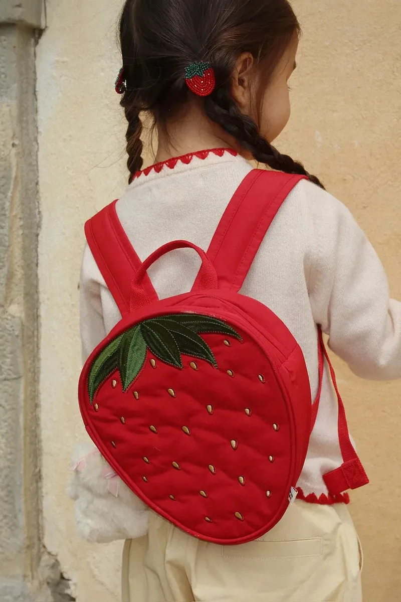 Παιδικό σακίδιο Konges Sløjd STRAWBERRY MINI BACKPACK