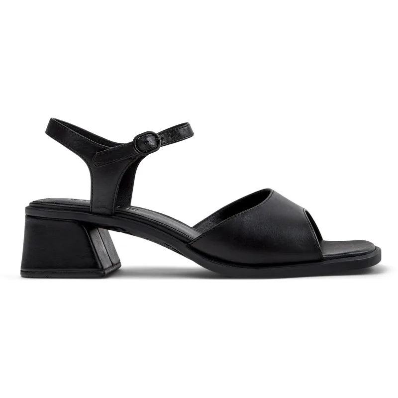 CAMPER Kora Sandal - Πέδιλα Για Γυναικεία - Μαύρο, Μέγεθος 41, Smooth leather