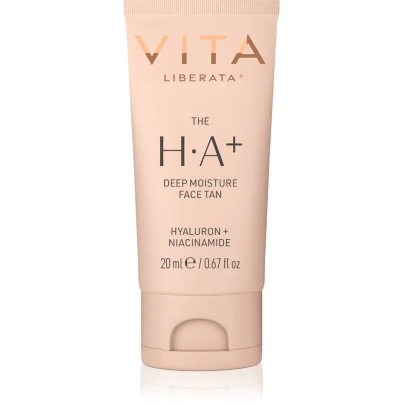 Vita Liberata The H.A+ Deep Moisture Face Tan κρέμα αυτομαυρίσματος για το πρόσωπο με υαλουρονικό οξύ 20 ml
