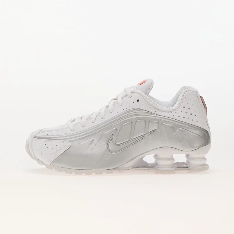 Sneakers Nike W Shox R4 White/ White-Metallic Silver-Max Πορτοκαλί EUR 38