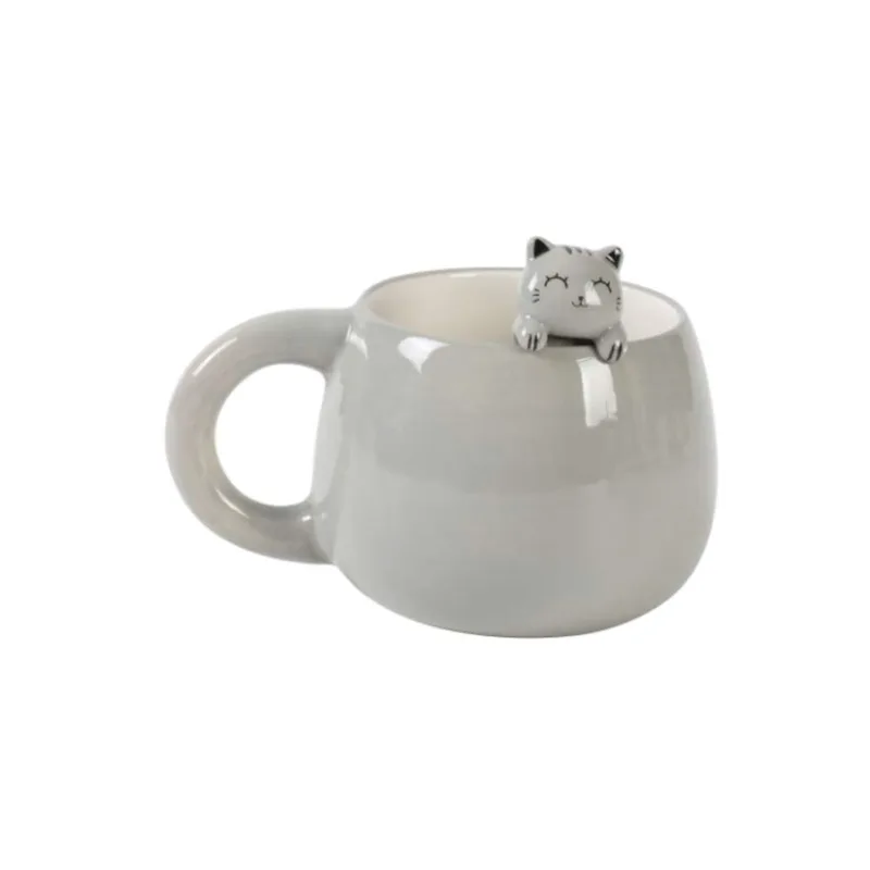 Κούπα I-TOTAL Ceramic Charm XL2564 Grey Cat 450ml
