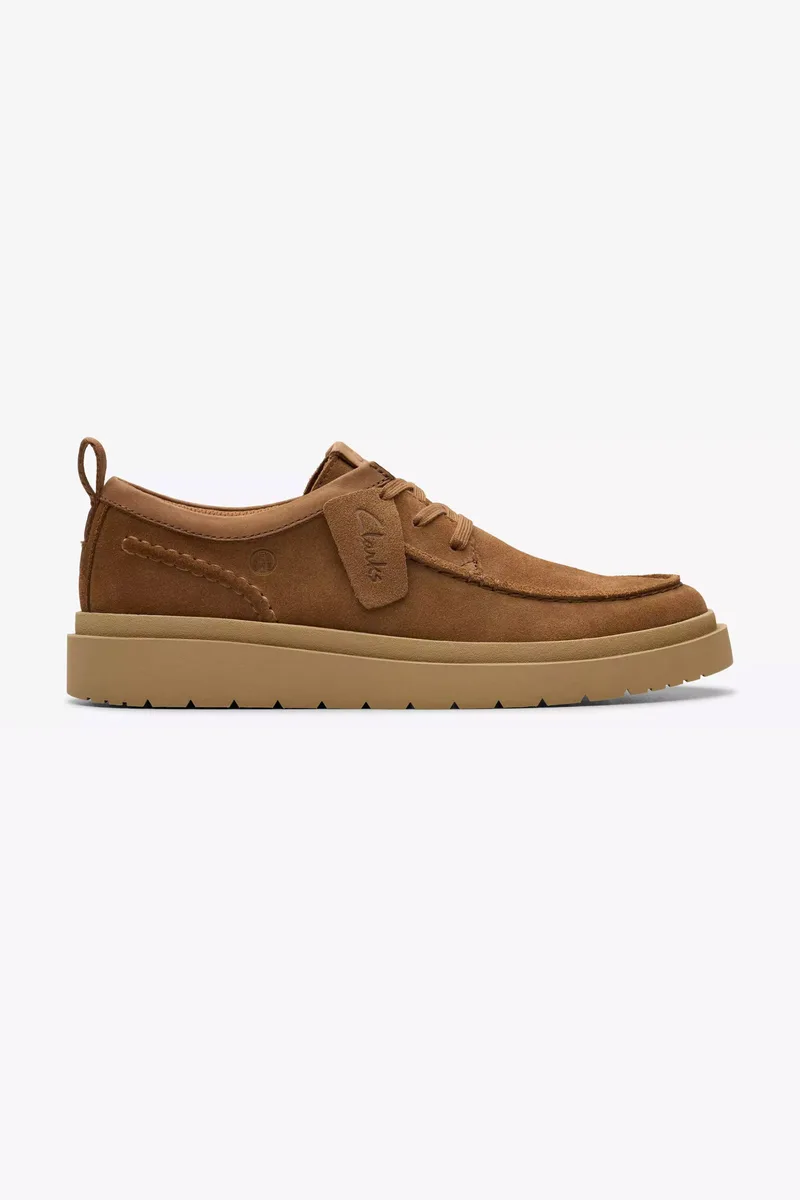 Clarks ανδρικά suede casual παπούτσια "Polden Moc" - 26180865 Ταμπά