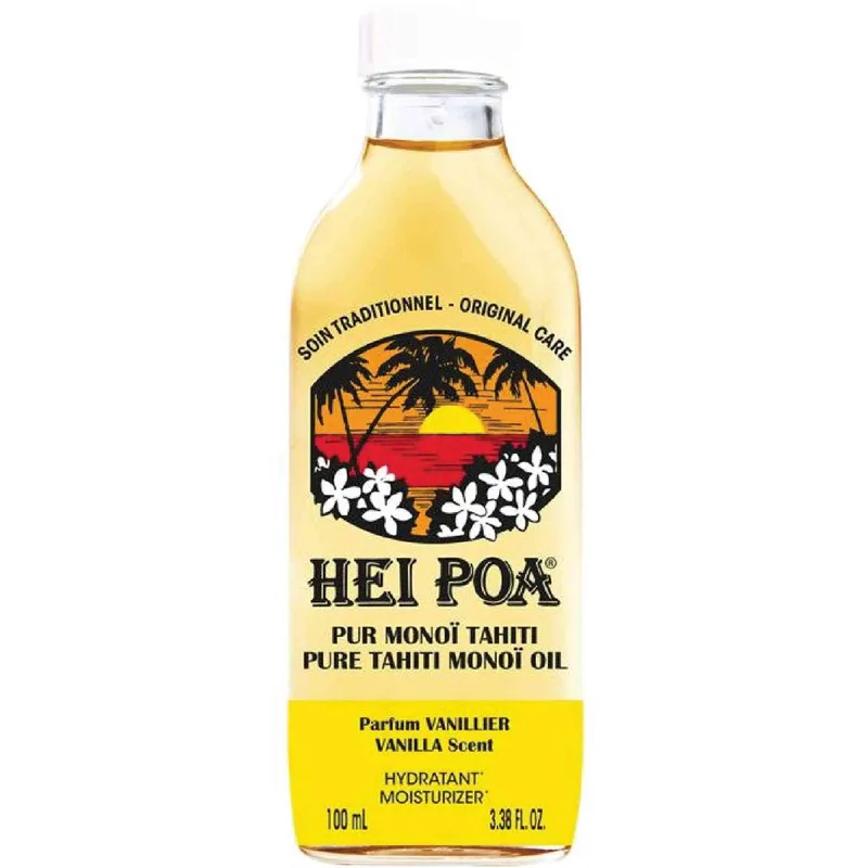 Hei Poa Pure Tahiti Monoi Oil Vanilla Λάδι Monoi με Άρωμα Βανίλια 100ml