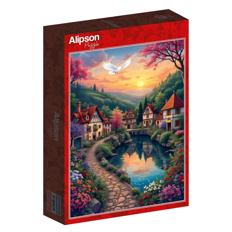 Αlipson Ρuzzle: The Village by the Water (500 τμχ. - 48 x 34 cm)