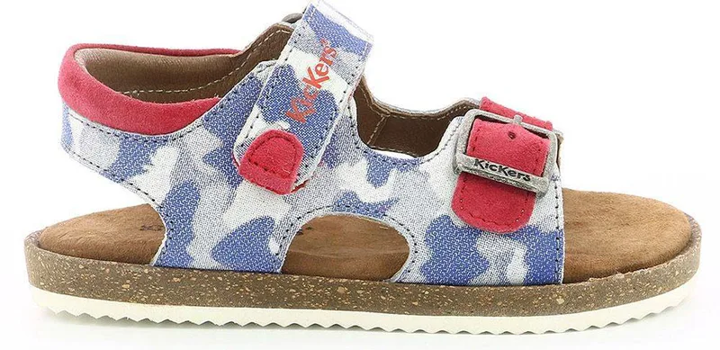 ΣΑΝΔΑΛΙΑ KICKERS FUNKYO 694914 ΜΠΛΕ/ΚΟΚΚΙΝΟ (EU:33)