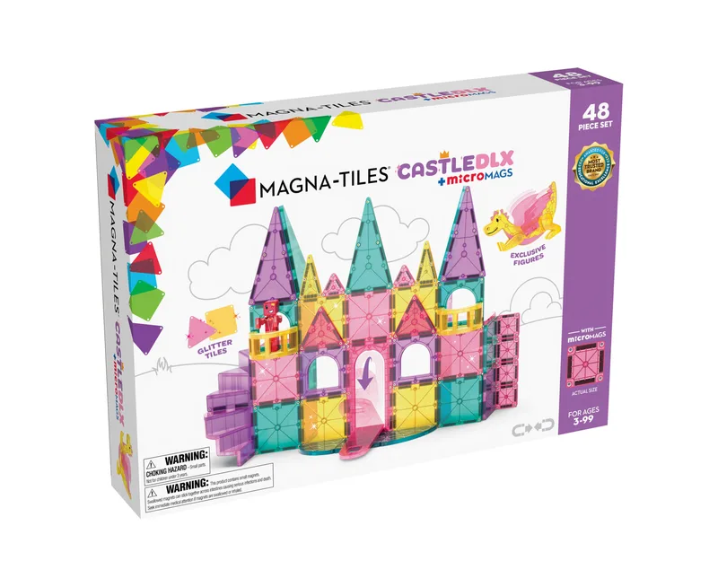 Μαγνητικό Παιχνίδι Κατασκευών Magna-Tiles Castle DLX