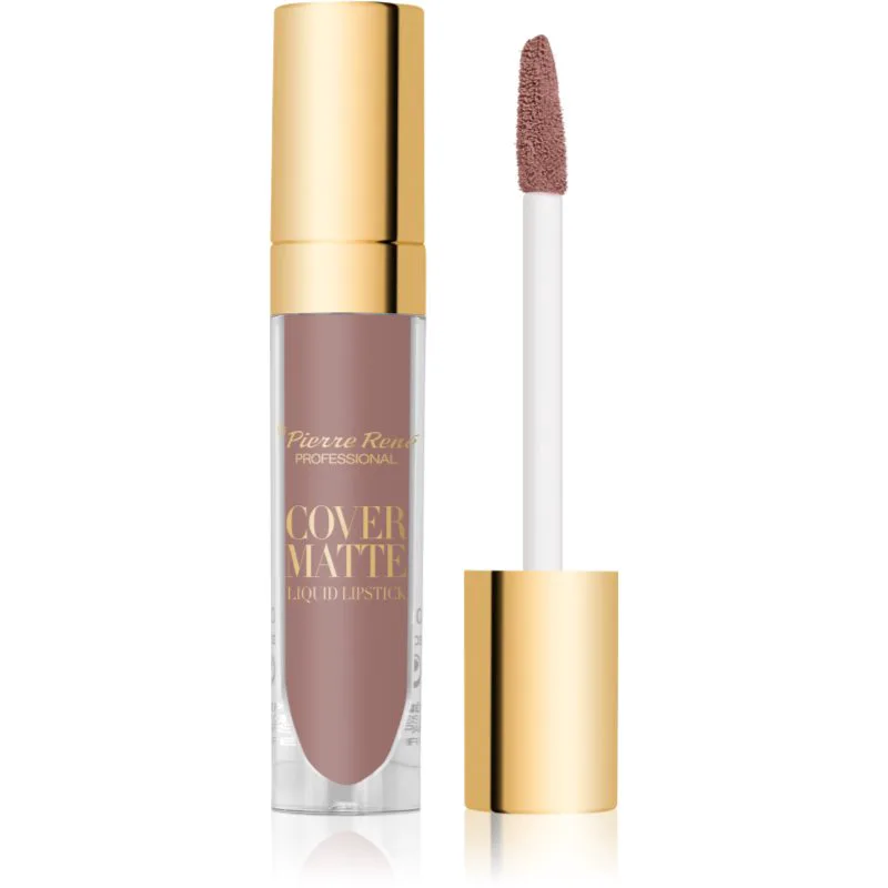 Pierre René Cover Matte ματ υγρό κραγιόν απόχρωση 06 Burnt Sugar 5 ml