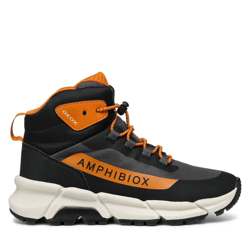 Μποτίνια Geox J Flexyper Plus Boy J46LCA 0FU50 C9291 M Γκρι