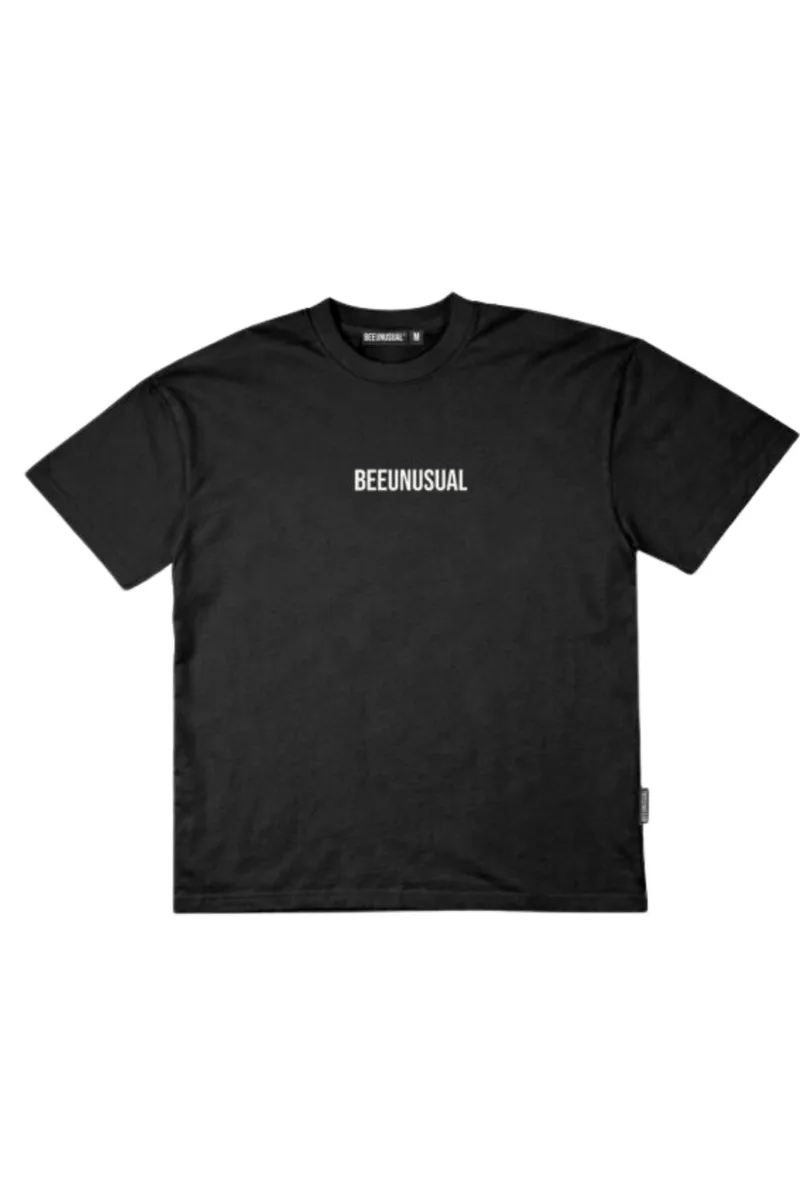 BEE UNUSUAL T-Shirts Getting Shit Done Oversized T-Shirt - BLACK-AT-260247-BLACK