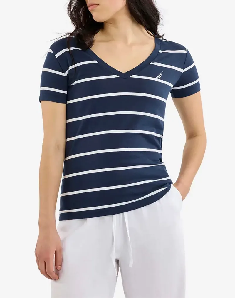 NAUTICA ΜΠΛΟΥΖΑ T-SHIRT ΚΜ Hosta T-Shirt 3NCN2R03047-459 DarkBlue