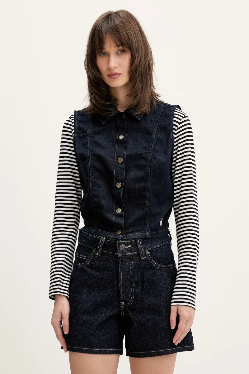 Guess Jeans πουκάμισο γυναικείο ντένιμ
