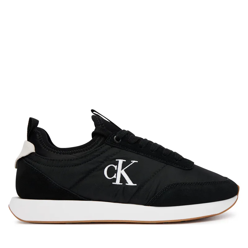 Αθλητικά Calvin Klein Retro Runner Lace Up Sock YW0YW02060 Μαύρο