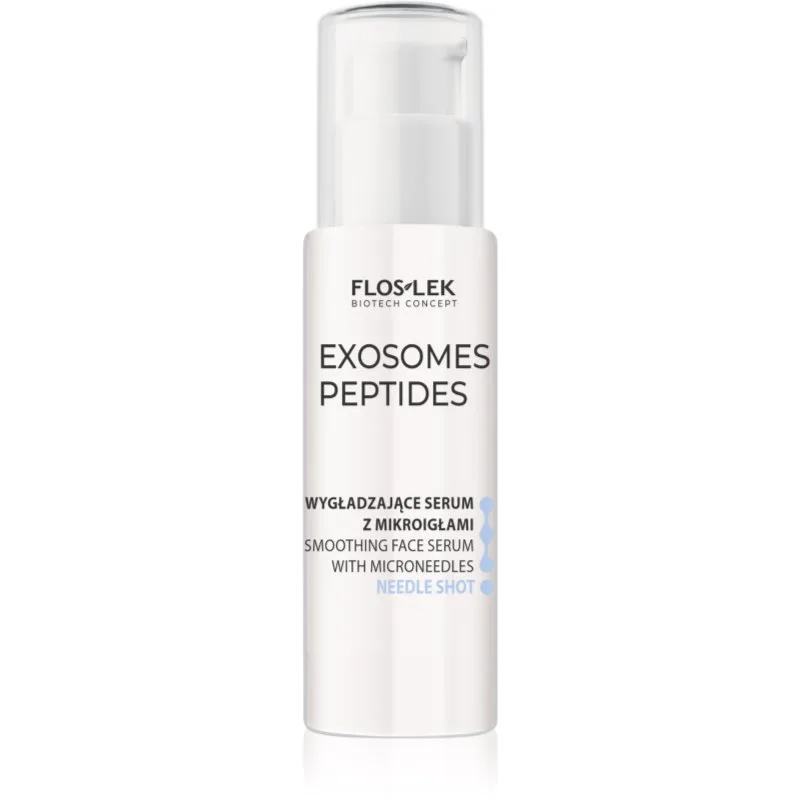FlosLek Laboratorium Exosomes Peptides Smoothing Facial Serum With Microneedles απαλυντικός ορός με μικροβελονισμό 30 ml