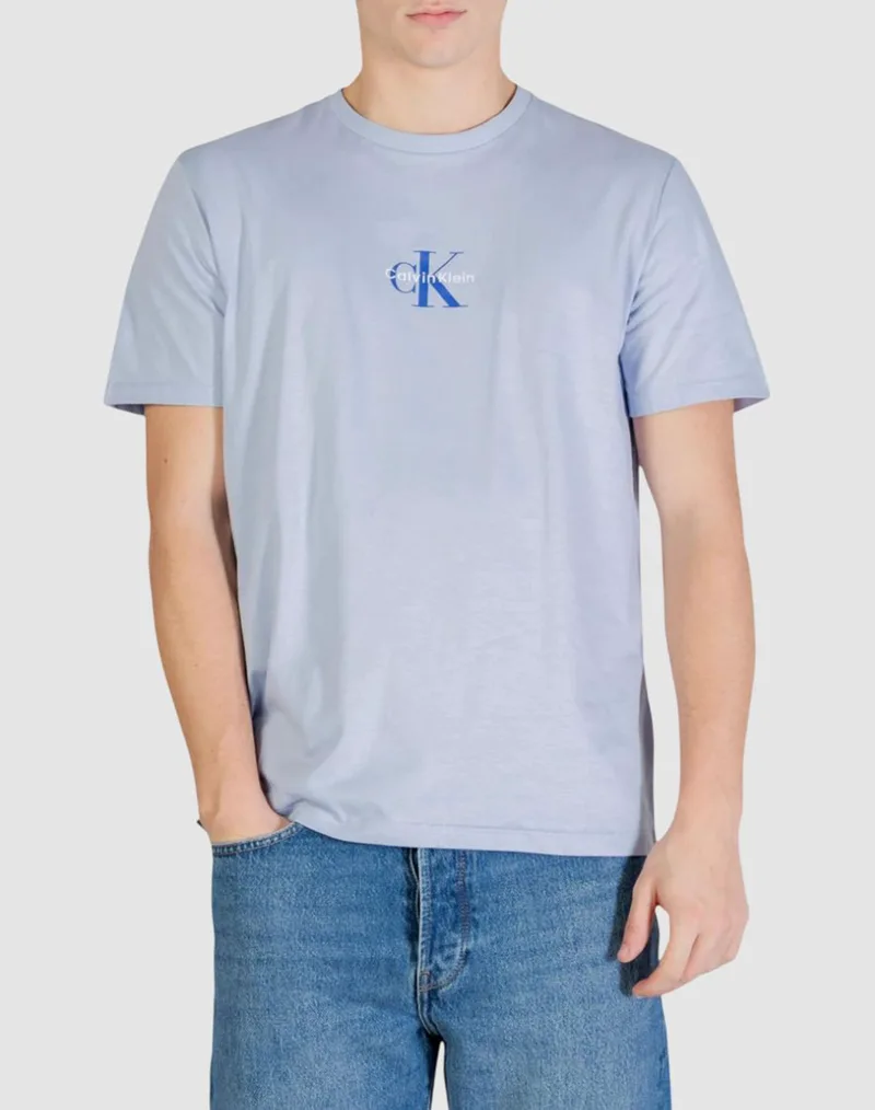 CALVIN KLEIN JEANS SS 30S MICRO MONOLOGO GRAPHIC TE LV04RB866G-TKF LightBlue
