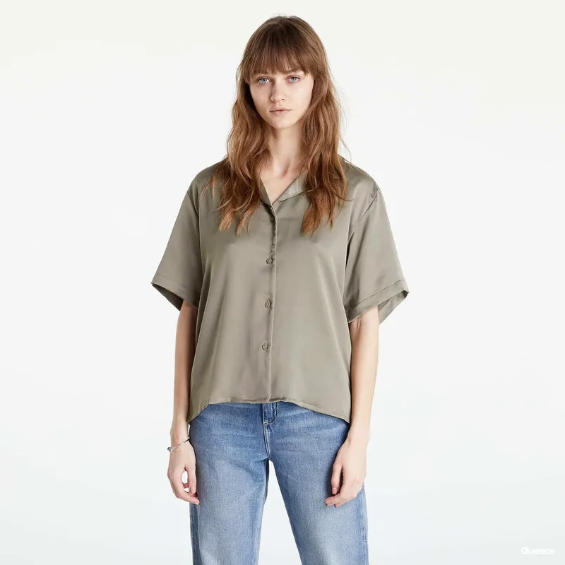 Πουκάμισο JJXX SS Comfort Satin Shirt SN Brindle L