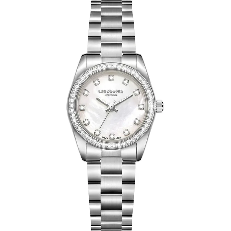 Ρολόι γυναικείο Lee Cooper Silver Metallic Bracelet LC08155.320 LC08155.320