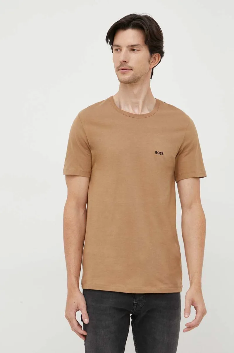 Βαμβακερό μπλουζάκι BOSS 3-pack Gelio-C_Sz40