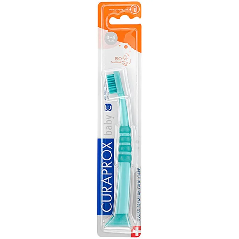 Curaprox Baby CK 4260 Ultra Soft Πολύ Μαλακή Παιδική Οδοντόβουρτσα 1 Τεμάχιο - Σιέλ / Πράσινο