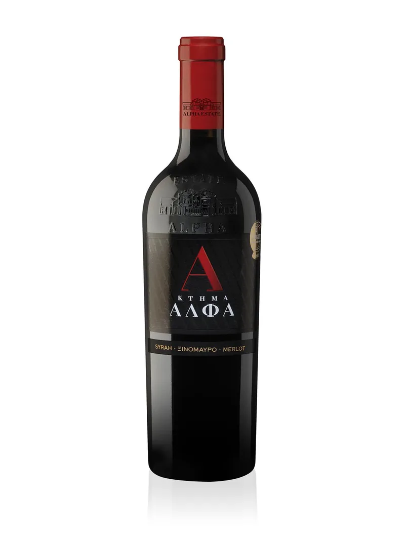 "Κτήμα Άλφα" Π.Γ.Ε. Φλώρινα ερυθρός οίνος 750ml>