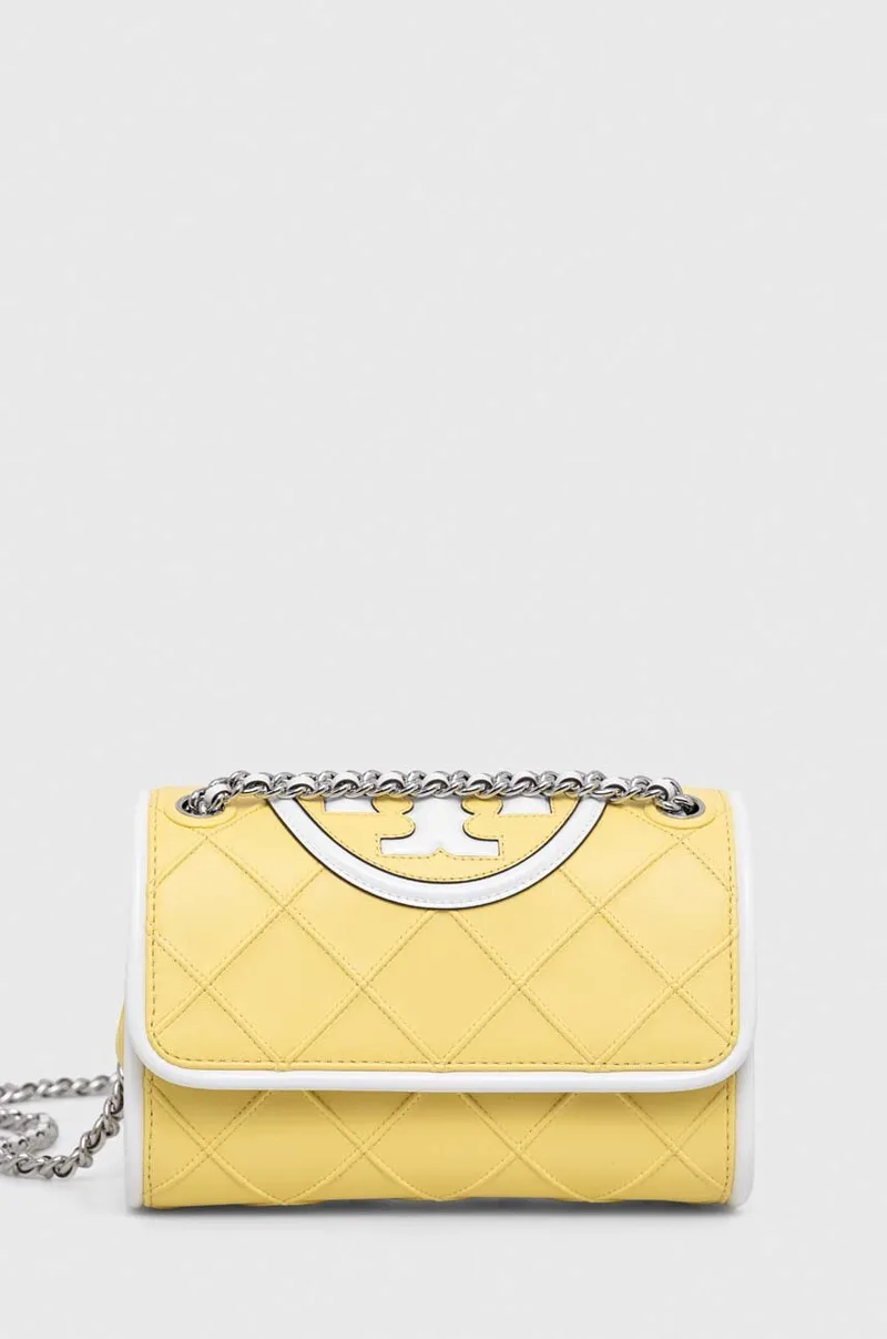 Δερμάτινη τσάντα Tory Burch Fleming