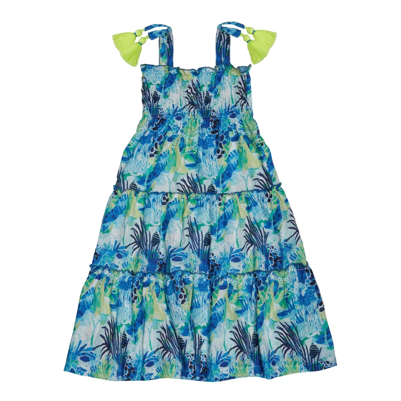 GIRL'S DRESS AQUATIC