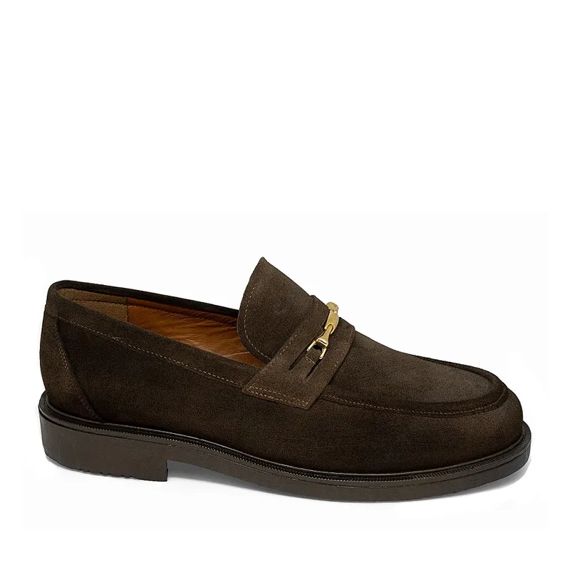 Bigshoes KL10702-05kst Δερμάτινο Μοκασίνι Καφέ