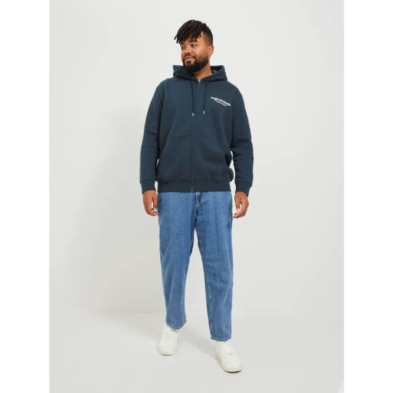 Jean σταθερό μεσαίου καβάλου plus fit, "Chris Original MF 412" by Jack & Jones - Blue Denim