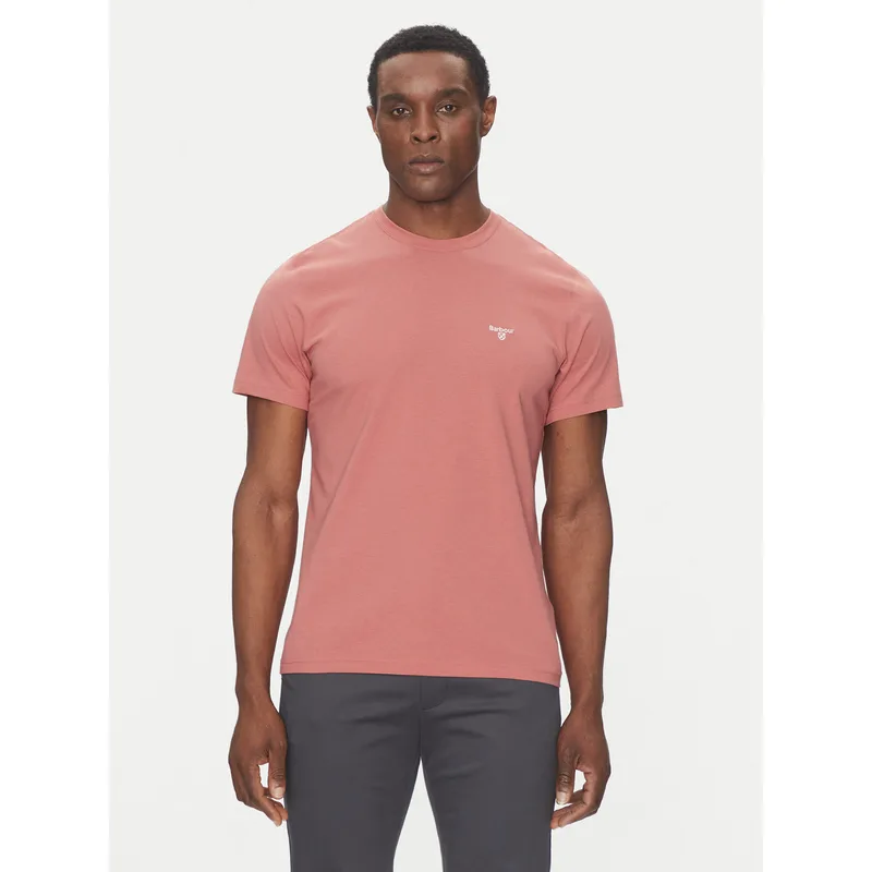 Barbour T-Shirt Essential Sports MTS0331PI55 Ροζ Tailored Fit