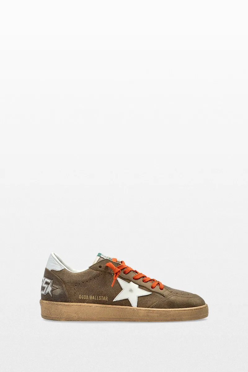 GOLDEN GOOSE Ανδρικό Καφέ Ball Star Sneakers