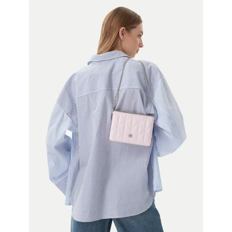 Τσάντα Calvin Klein Quilted Mini Chain Bag LV04F3321G Ροζ