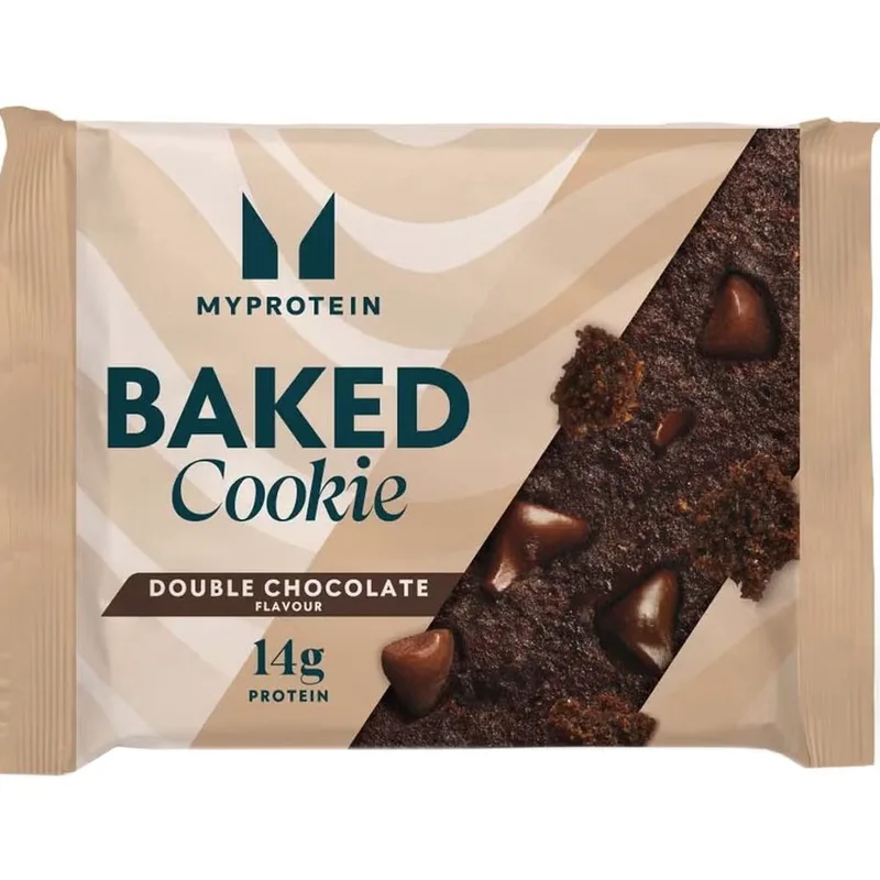 My Protein Baked Cookie Ψημένο Μπισκότο Πλούσιο σε Πρωτεΐνη με Γεύση Σοκολάτας & Κομμάτια Μαύρης Σοκολάτας 75g 1 Τεμάχιο - Double Chocolate