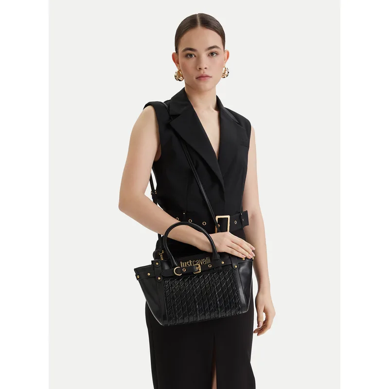 Τσάντα Just Cavalli 80RA4BG2 ZSD90 Μαύρο