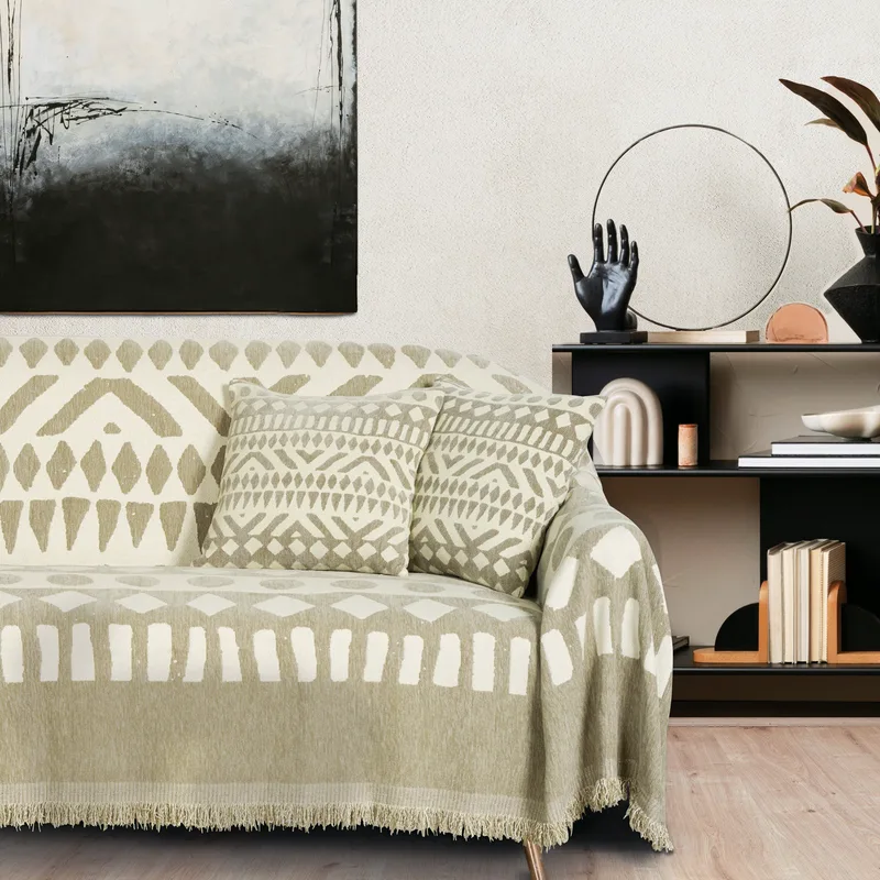 Ριχτάρι Διθέσιου Das Home 0276 Taupe-Cream 180x250