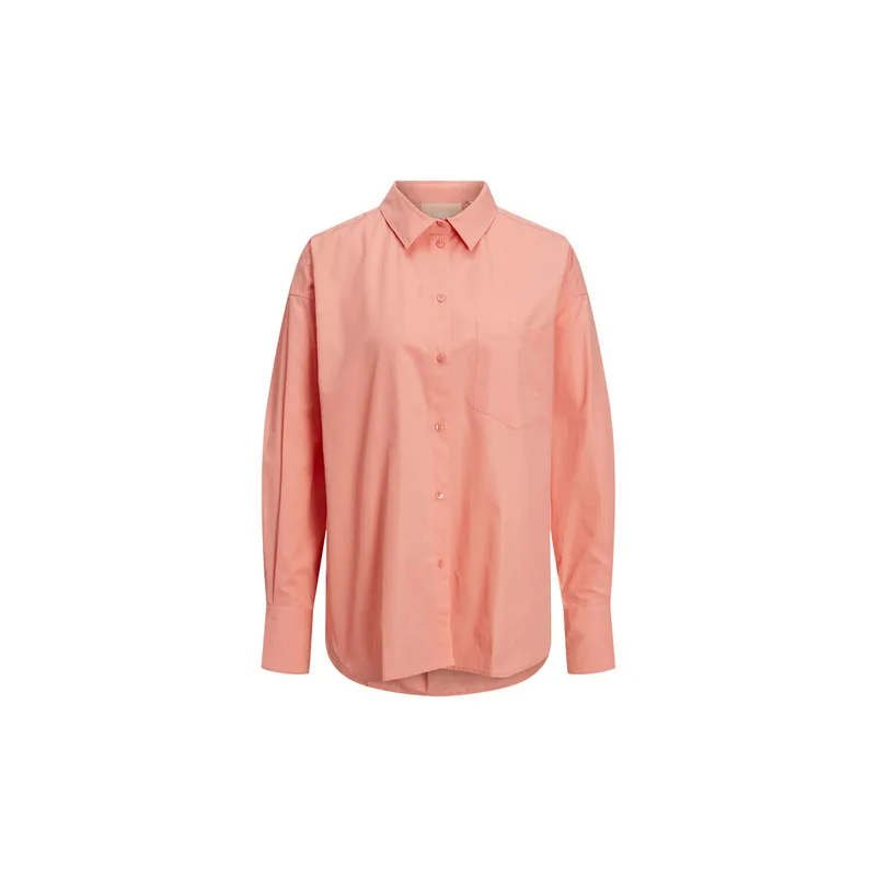Πουκάμισα JJXX JXJAMIE POPLIN RELAXED FIT LONGSLEEVE SHIRT WOMEN