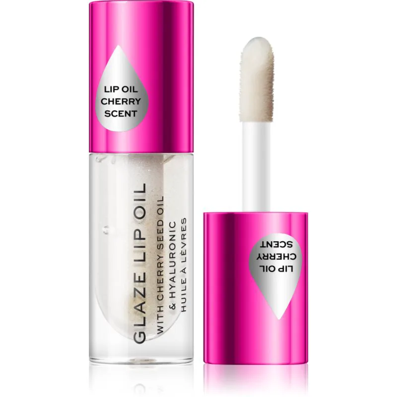 Revolution Glaze Έλαιο για τα χείλη απόχρωση Lust Clear – Shimmer 4.6 ml