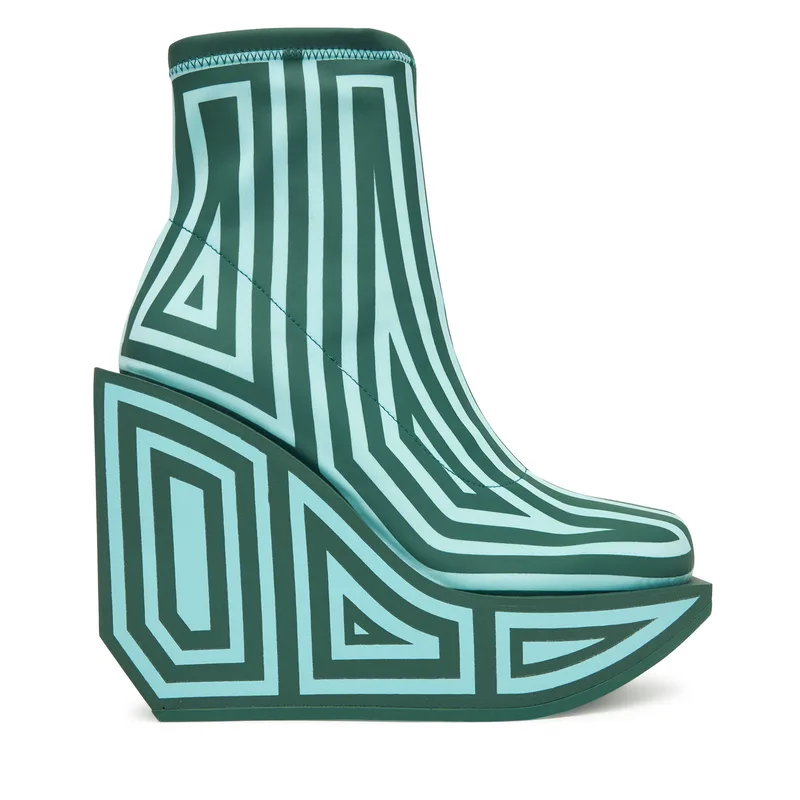 Μποτάκια United Nude Wa Bootie Hi 1087993382 Πράσινο