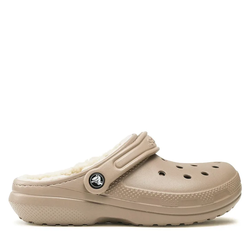 Παντόφλες Crocs Crocs Classic Lined Clog 203591 Μπεζ