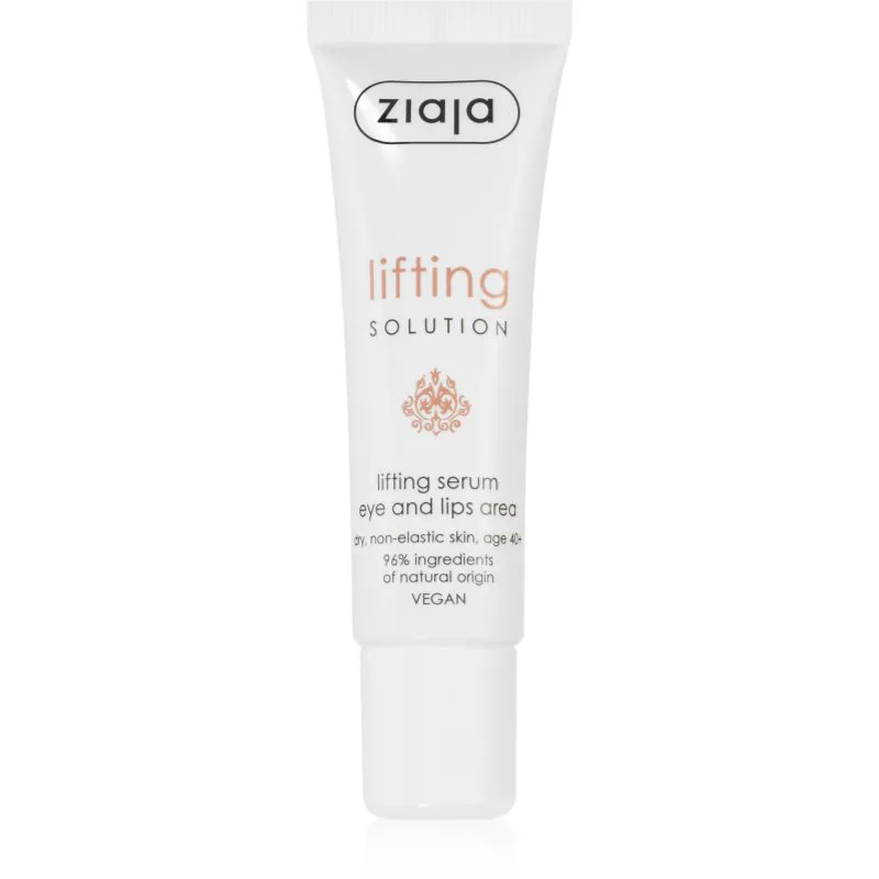 Ziaja Lifting Solution ανυψωτικός ορός για τη περιοχή ματιών και χειλιών 30 ml