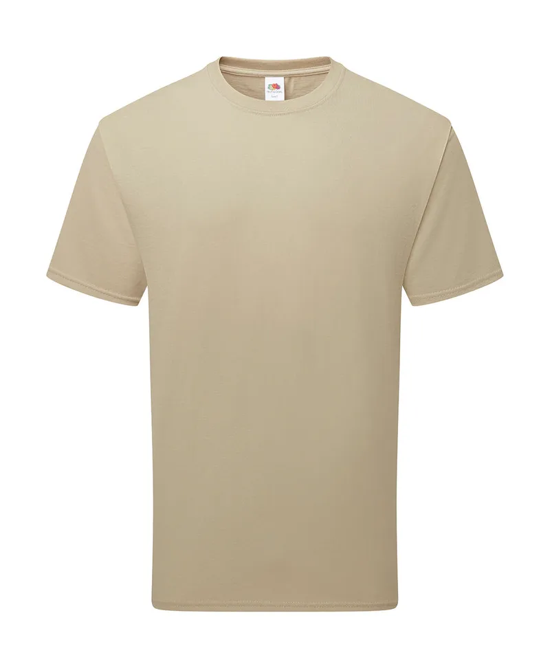 Pure Cotton T-Shirt Fruit of the Loom 061362 Desert Sand
