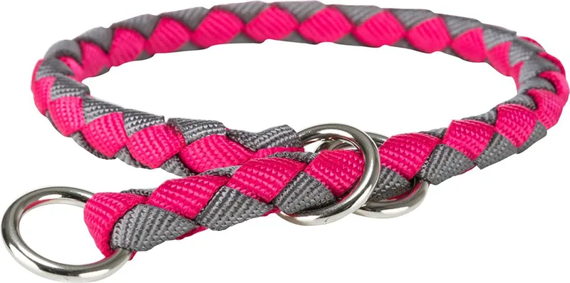 ΚΟΛΑΡΟ TRIXIE CAVO SEMI-CHOKE ΦΟΥΞΙΑ (39-45CM / 12CM)