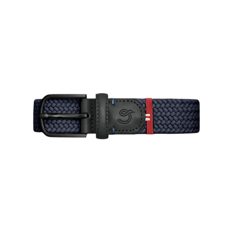 La Boucle Ανδρική Ζώνη Πλεκτή Memphis B10-100185 Odyssey Grey Black