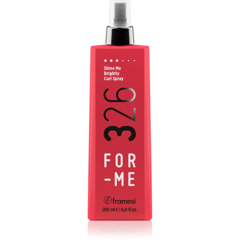 Framesi For-Me Curl & Volume σπρέι για λάμψη σε σγουρά μαλλιά 200 μλ