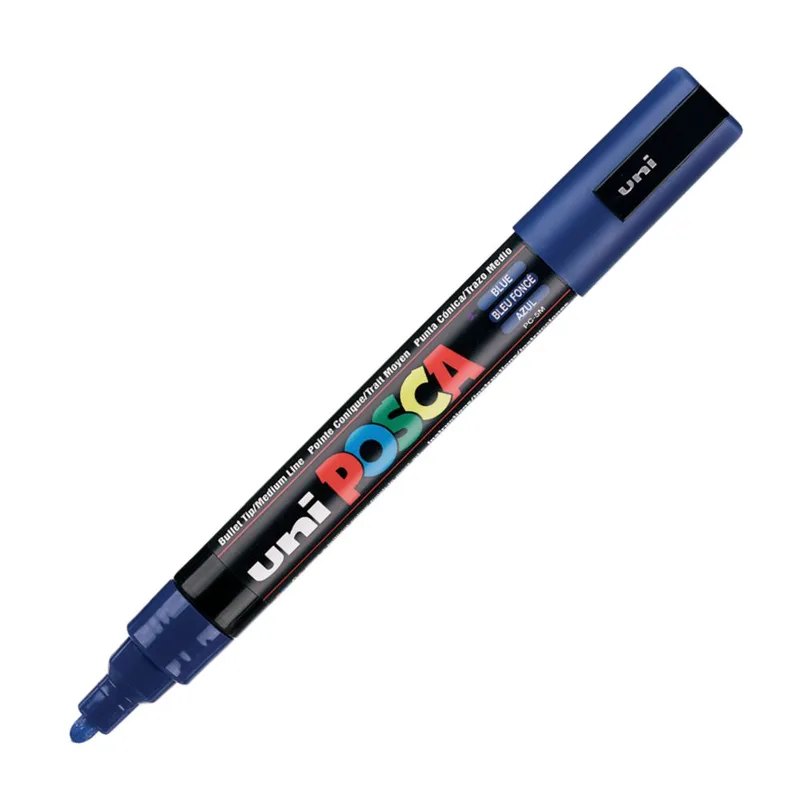 Μαρκαδόρος Posca PC-5M Blue Uni-Ball